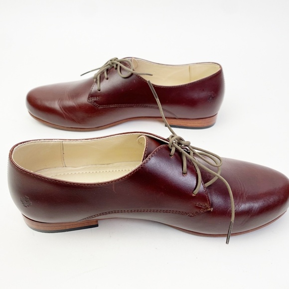 NEW Nisolo Women's Oliver Leather Oxford in Brandy, Size 7.5 EU 38 Leather Laced - Picture 7 of 8